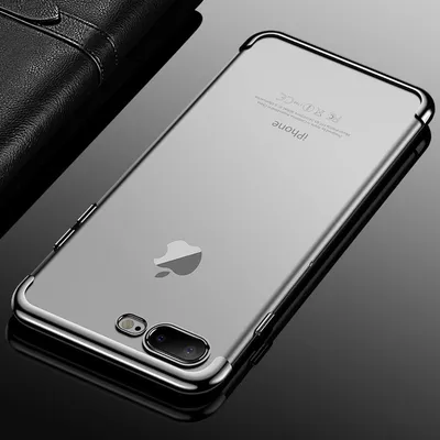 Produktbild von Handy Hülle Schutz Case für Apple iPhone 7 / 8 Plus Durchsichtig Transparent Silber
