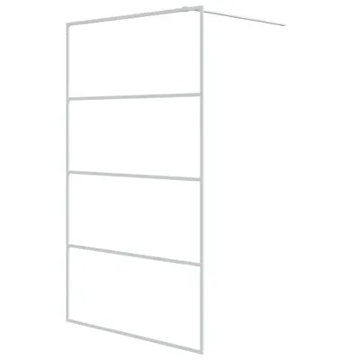 Obrázek produktu pro vidaXL Sprchová zástěna pro sprchový kout Bílá 115x195 cm ESG Čiré sklo