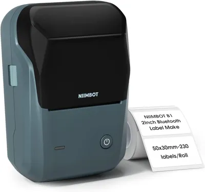 Produktbild von NIIMBOT B1 Bluetooth Etikettendrucker – Tragbarer Thermodrucker für Etiketten