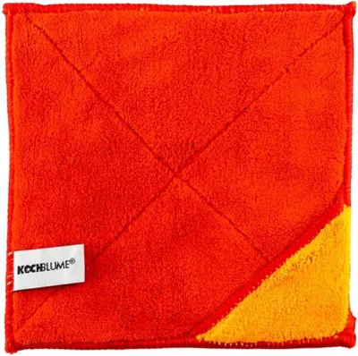 Produktbild von Kochblume Microfasertuch - 18?x?18 cm rot-orange 85% Polyester 15%Polyamide 20109.04
