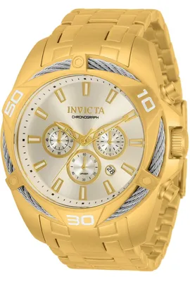Produktbild von Invicta Bolt 34121 Herrenuhr - Quarzwerk - Edelstahl mit silbernem Zifferblatt - 50 mm