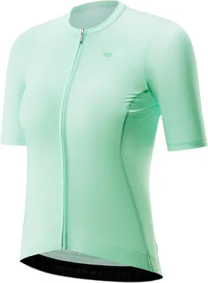 Produktbild von ROCKBROS TVI Radtrikot Damen Kurzarm Atmungsaktiv Schnelltrocknend Für Rennrad MTB Sommer Grün Größe L