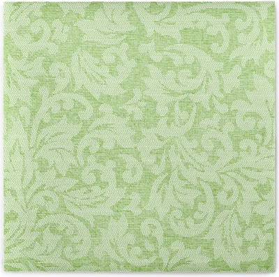 Produktbild von Sovie HORECA Serviette Mika in Hellgrün aus Linclass® Airlaid 40 x 40 cm, 50 Stück - Ornamente Strukturen