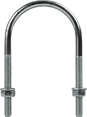 Obrázok produktu pre Kruhová svorka M6 s maticami a podložkami 49/90