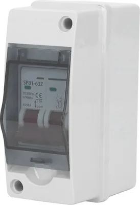 Obrázek produktu pro DC odpojovač, solární PV odpojovač, DC izolační spínač, odpojovač s jističem, jističová skříňka, DC solární kombinovaná skříňka
