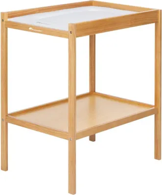 Image de Bebeconfort Daisy, table à langer pour bébé, 0-12 mois (11 kg), avec matelas à langer, imperméable, facile à nettoyer, sécurité testée, Natural Wood