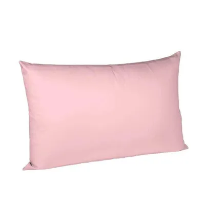 Produktbild von fleuresse Mako Satin Kissenbezug Colours Uni 40x60 cm Rose