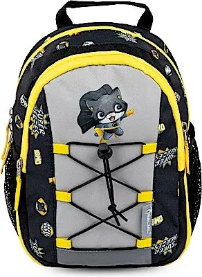 Produktbild von Belmil Mini Kiddy Kindergartenrucksack "Super Cat" für 1-3 Jährige Kinder mit Brustgurt