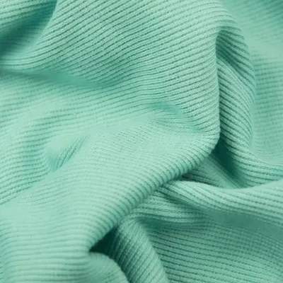 Produktbild von Rippstrickstoff (Bündchen) - salbei