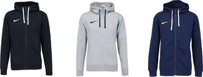 Image de NIKE Veste à capuche pour hommes - Club Team 20, Sweat Jacket, Logo Grey 2XL