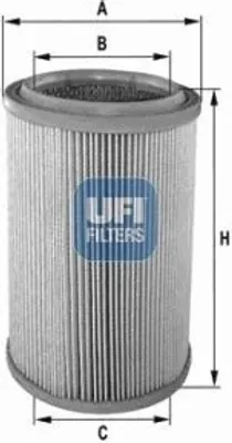 Produktbild von Luftfilter UFI 27.074.00 für SUZUKI Samurai SUV (SJ) Filtereinsatz