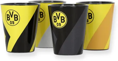 Produktbild von Borussia Dortmund BVB Schnapsglas 4er-Set