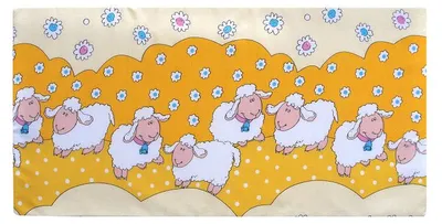Immagine prodotto di Materasso in schiuma Cosing 120x60x7 cm - giallo