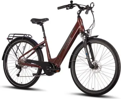 Produktbild von Saxxx E-Bike 28" 250W Mittelmotor mit 9 Gang Shimano Kettenschaltung  StVZO Elektrofahrrad Pedelec DELUXE SPORT WAVE