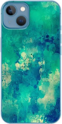 Produktbild von König Design Hülle kompatibel mit Apple iPhone 14 Plus Kunststoff Soft Handyhülle - Handy Case Aquarell