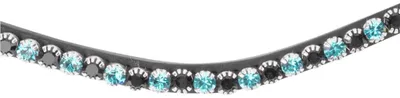Produktbild von Waldhausen Stirnband X-Line Glam Stirnriemen Petrolblau/Schwarz WB