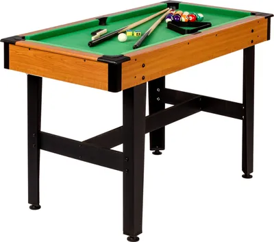 Obrázok produktu pre 4ft biliardový stôl (rozmery 122x61x76 cm) Biliardový biliardový stôl 4 nohy