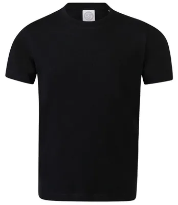 Produktbild von SF Minni - "Feel Good" T-Shirt für Kinder, Stretch LT3698 (104) (Schwarz)