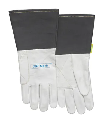 Produktbild von Elmag 5-Finger-Schweißerhandschuhe WELDAS 10-1004 XXL, 59141