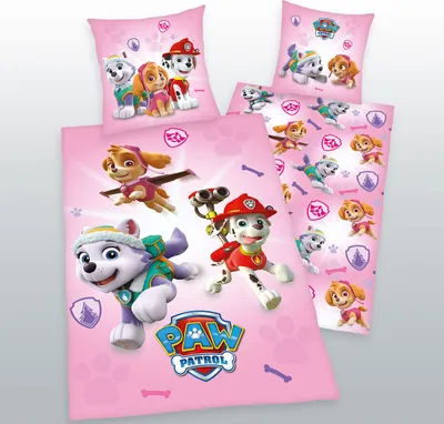Produktbild von Paw Patrol - Ložní prádlo - Renforcé - 80 x 80 + 135 x 200 cm