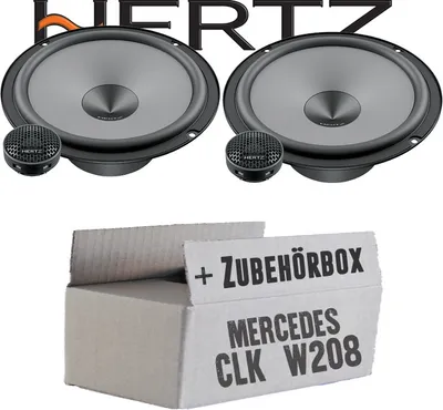 Produktbild von Hertz K 165 - KIT - 16,5cm Lautsprecher Komposystem - Einbauset passend für Mercedes CLK W208 Front - justSOUND