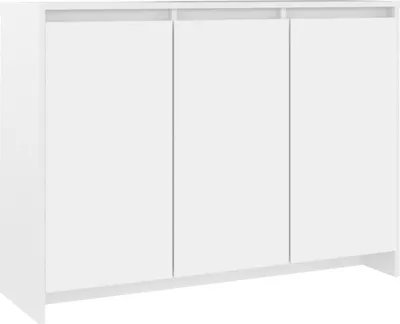 Produktbild von vidaXL Příborník bílý 102x33x75 cm Materiál dřeva