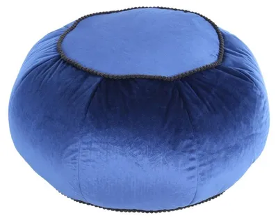 Productafbeelding van Pouf Taj Mahal in blauw fluweel