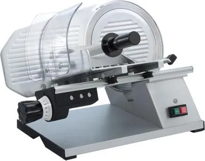 Produktbild von Celme - TOP-250-CE Aufschnittmaschine - Antihaftbeschichteter Stahl - 250 mm Klinge - 40×51×37 cm - Professionelle Präzision und Haltbarkeit
