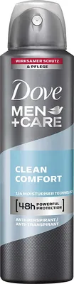 Obrázok produktu pre Dove Men+Care, Deodorant proti poteniu Clean Comfort, 150 ml