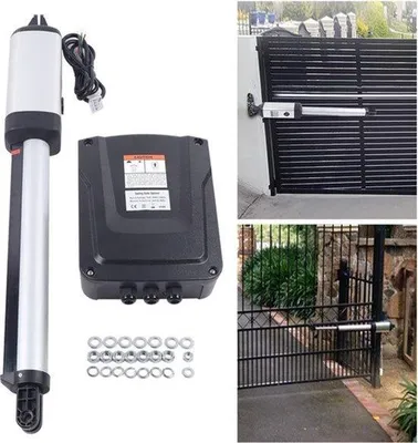 Obrázek produktu pro Automatický otvírač brány - Elektrický - 50W - Vhodný pro jednokřídlé brány do hmotnosti 300 kg - S dálkovým ovládáním