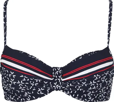 Produktbild von LASCANA Bügel-Bikini-Top Minimal marine-bedruckt Größe 46 Cup E