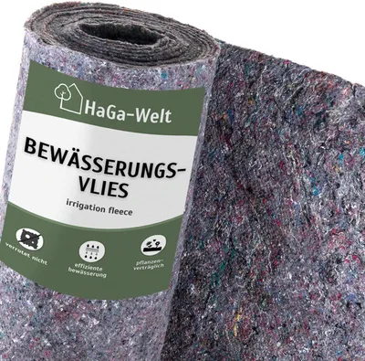 Produktbild von Bewässerungsvlies 500g/m² - Wasserspeicher für eine langfristige Bewässerung – 2 Meter / 1 Meter