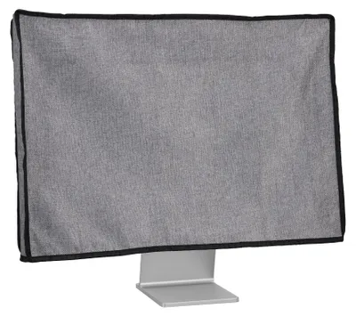 Produktbild von kwmobile Leinen Hülle kompatibel mit 20-22" Monitor - Schutzhülle Staubschutz Abdeckhaube für PC Bildschirm - Computer Screen Cover Staubhaube Haube