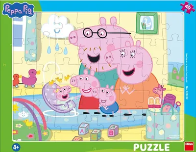 Produktbild von DINO Puzzle Prastko Pepa: Geschwister 40 Puppen