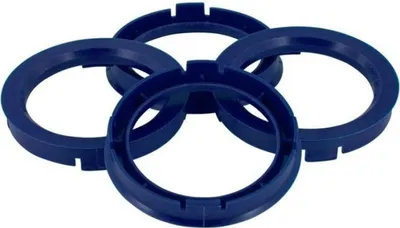 Produktbild von 4x TPi Zentrierringe 7305660 ABS (Acrylnitril-Butadien-Styrol-Copolymerisat) Kohlefaser 56,6mm 73.0mm
