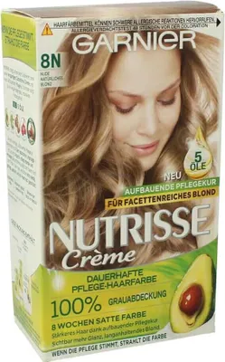Produktbild von Garnier Nutrisse Creme 8N Nude Natürliches Blond
