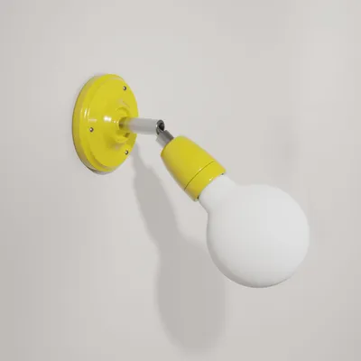 Image de Fermaluce 90° Color, le spot orientable en porcelaine pour mur ou plafond