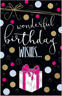 Image de SUSY CARD Carte d'anniversaire Goldelicious "Points