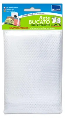 Waschnetz klein 30x40 cm neutral – Mesh-Wäschesack mit Reißverschluss