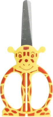 Produktbild von Motiv-Kinderschere / Bastelschere / abgerundeten Spitzen / 12 cm / "Giraffe"