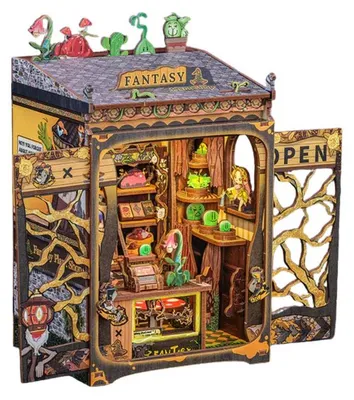 Cutebee, 3D Booknook, Fantasy Plant Shop, CWGA203, 11,5x10x17cm