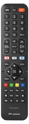 Produktbild von Meliconi 808041, TV, IR Wireless, Drucktasten, Schwarz