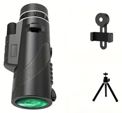 Image de Télescope monoculaire avec adaptateur universel pour téléphone