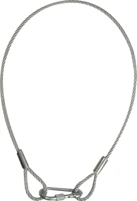 Produktbild von Showgear Safety Cable 6 mm WLL: 80 kg - 75 cm - Silber