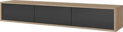 Produktbild von Lowboard 180 cm breit, hängend oder stehend, Eiche mit anthrazit FORLI-83