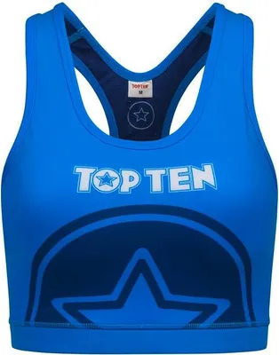 Imagen del producto de Sujetador deportivo "WAKO", color azul, talla XS