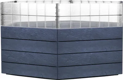 Produktbild von Garantia Ergo Turbo Hochbeet XL 75 + Wachstumsmodul Farbe stone, 145x125 cm