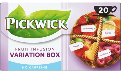 Produktbild von Pickwick Fruit Infusion Variatiebox Kräutertee 20er Pack, 30g Aromatisch