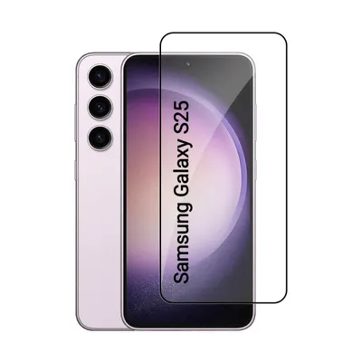 Produktbild von CLM-Tech Schutzfolie kompatibel mit Samsung Galaxy S25 Panzerfolie Panzerglas Crystal Clear Displayschutz 9H Glas Displayfolie Schutzglas - Unterstützt Fingerabdruck-ID - Folie kristallklar