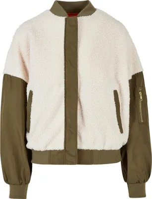 Produktbild von Urban Classics Ladies - Oversized Sherpa Bomber Jacke - 5XL